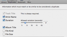 Song Sergeant Preferences