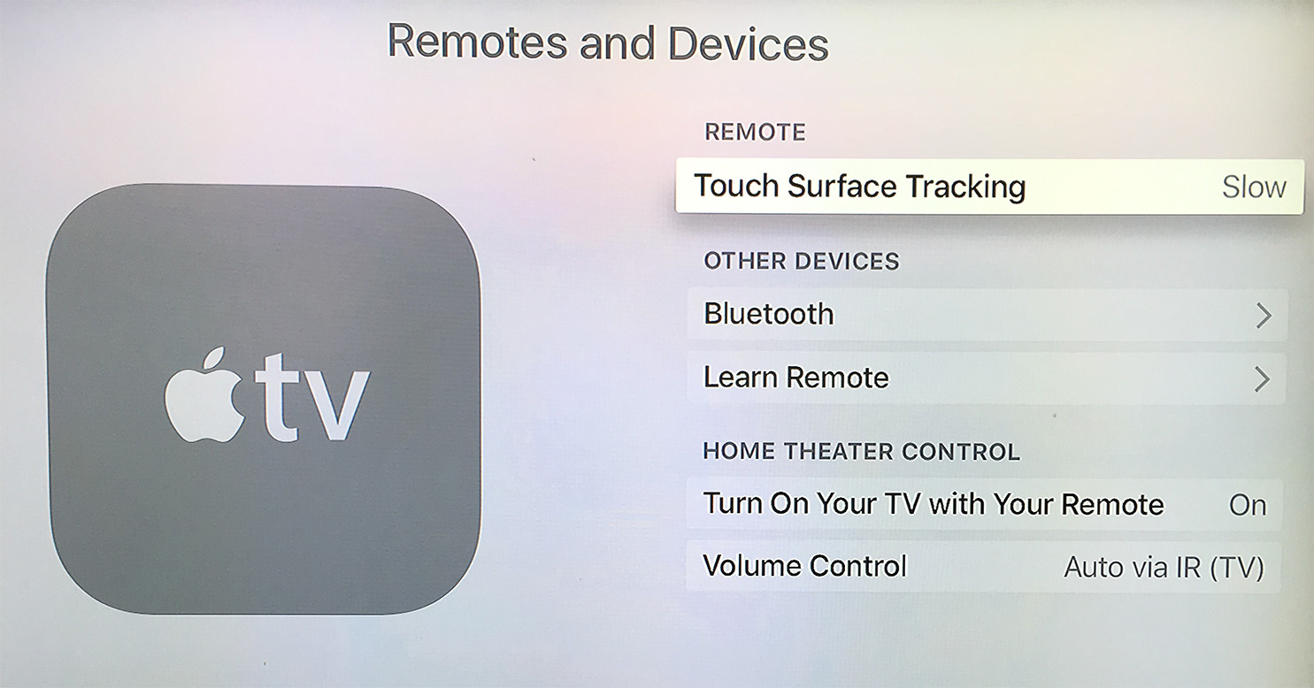 reset apple remote