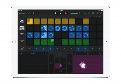 GarageBand for iOS - Live Loops - iPad