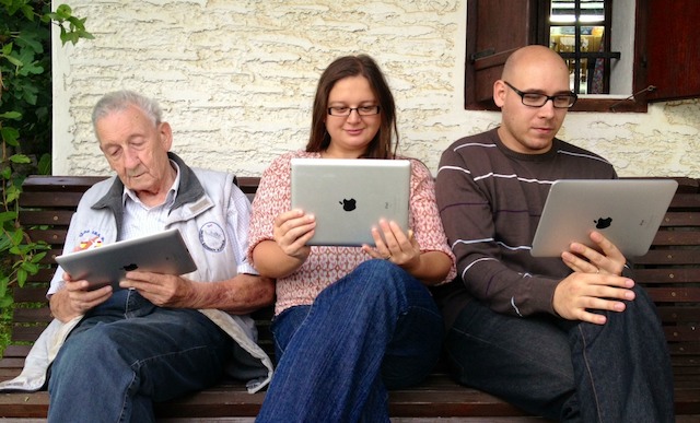 Grandfather iPad
