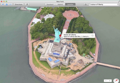 Maps Statue of Liberty