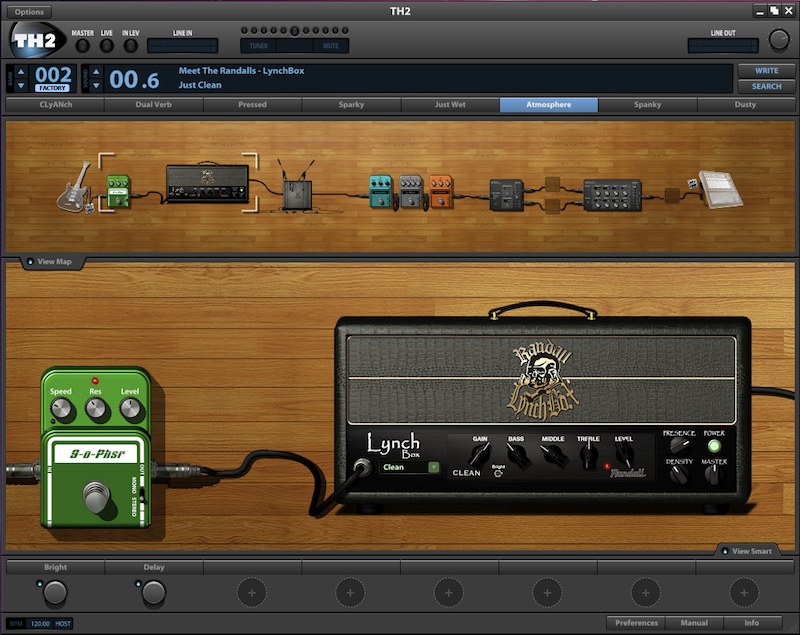 TH2 guitar amp software