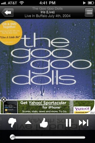 Yahoo iAd