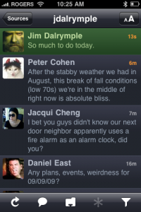 Twitterrific on the iPhone